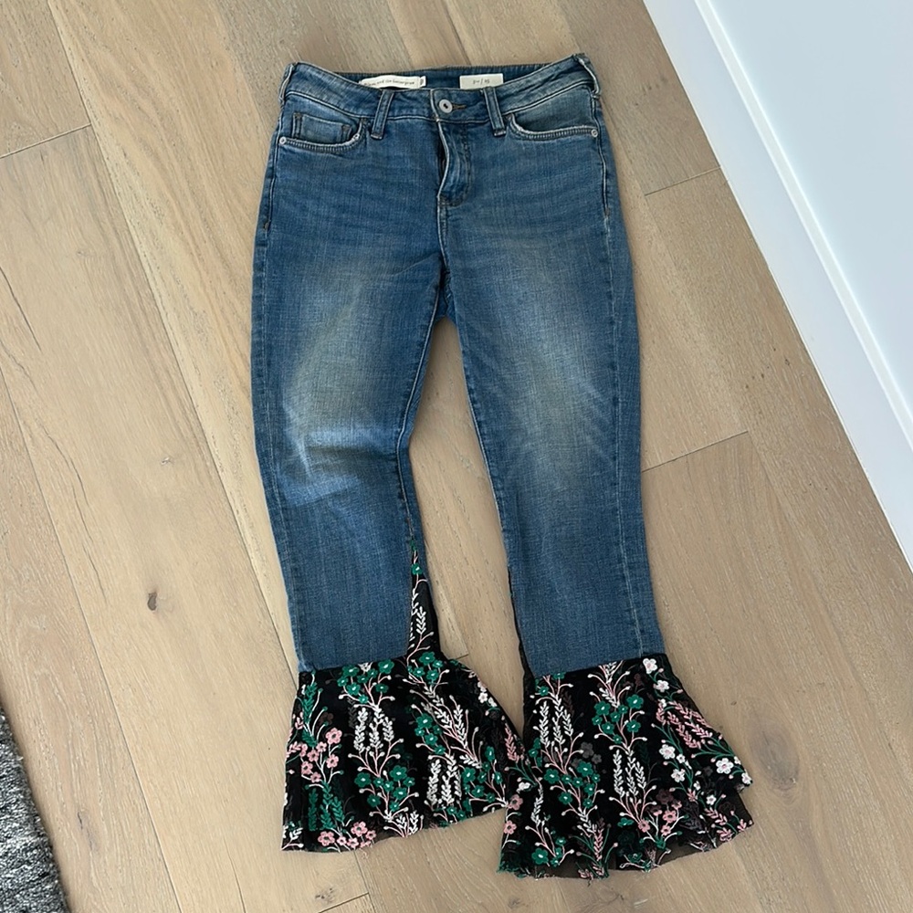 Embroidered Flare Women's Jeans